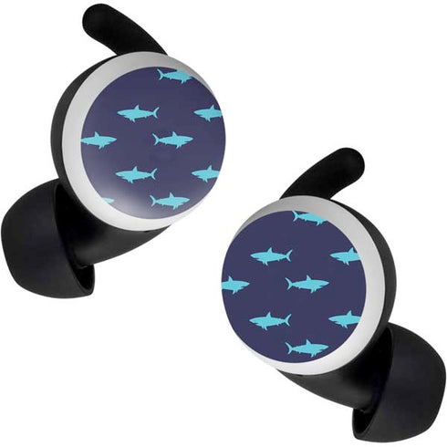 Shark Print Google Pixel Buds Skin